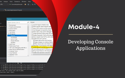 Developing Console Applications