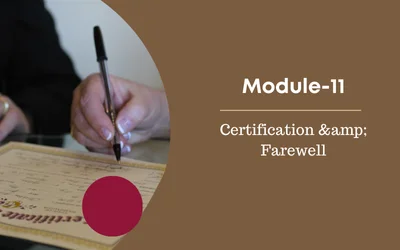 Certification & Farewell